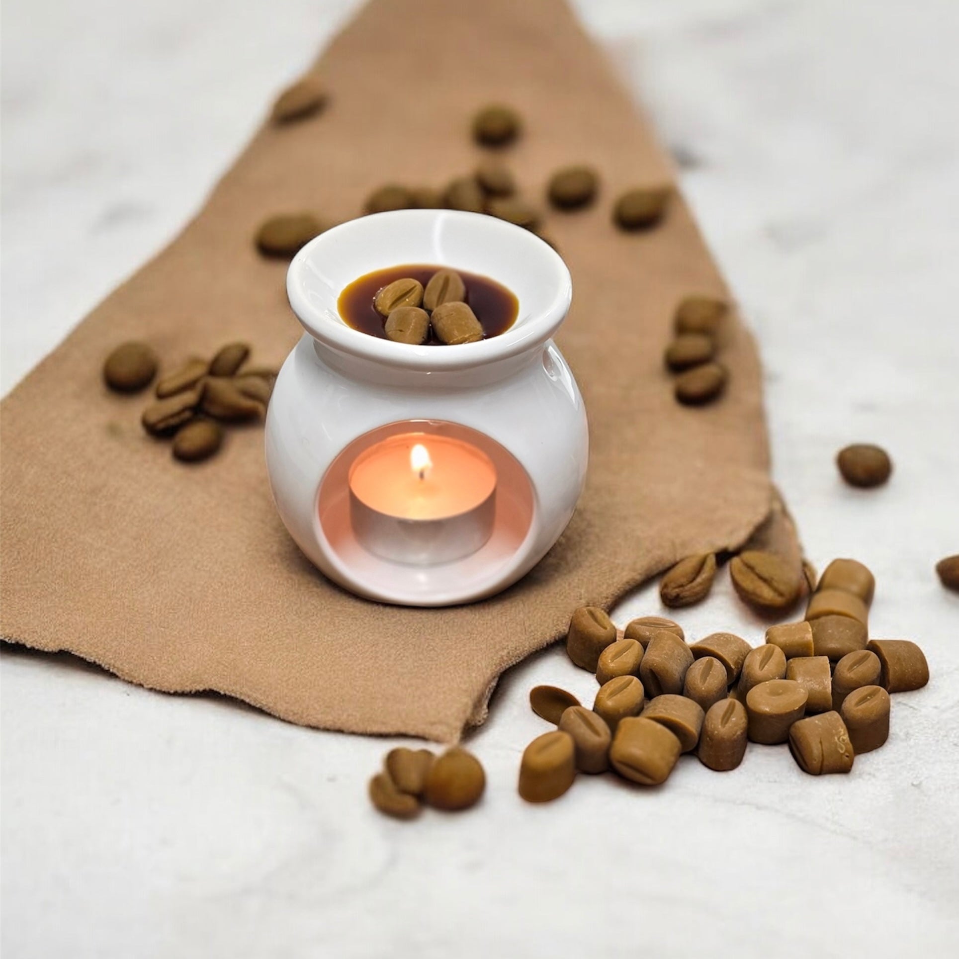 Wax melts coffee